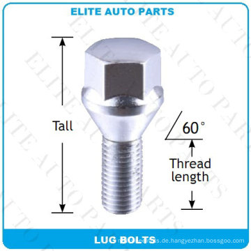 Konische Seat Lug Schrauben für Auto Rad